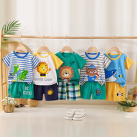 Thumbnail for Mini Fashion™ - Lion print - Boys Summer Set