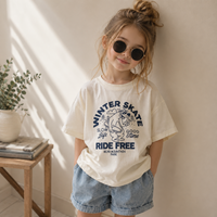 Thumbnail for BearPlay – Comfort & Style – Oversized T-shirt with Winter Skate Print