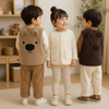 Baby Bear Fleece Vest – Warm & Soft – Kids' Bear Cardigan