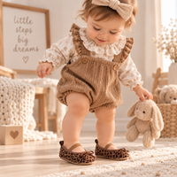 Thumbnail for TinyStyle – Cute & Elegant – Baby Girls' Shoes with Leopard Print