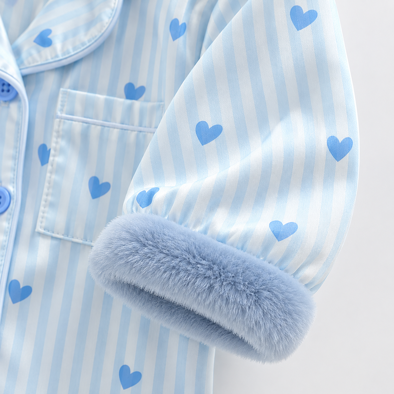 TinyLove – Soft & Warm – Baby Jumpsuit with Heart Print and Plush Details