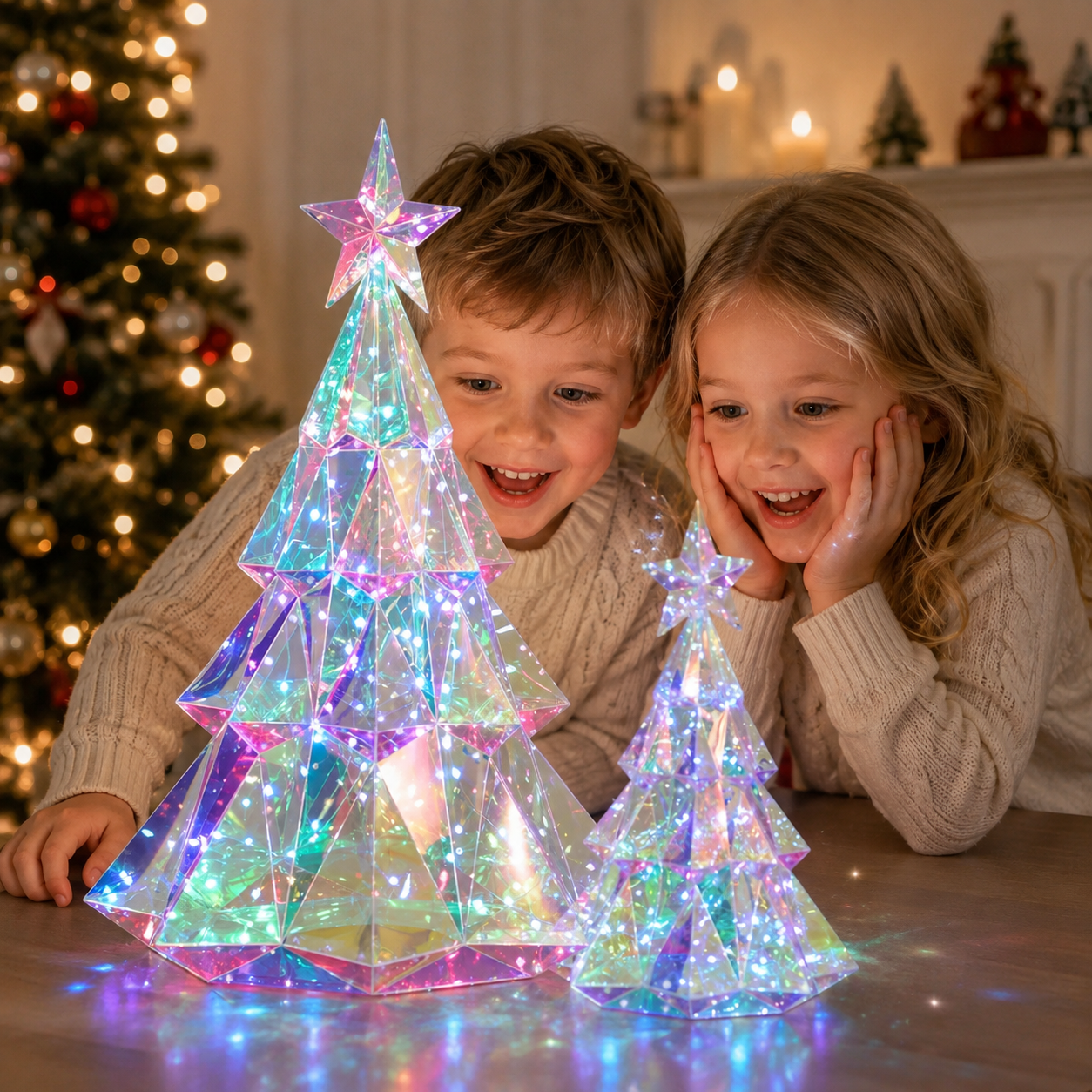 CrystalGlow – Festive & Charming – Decorative LED Christmas Tree
