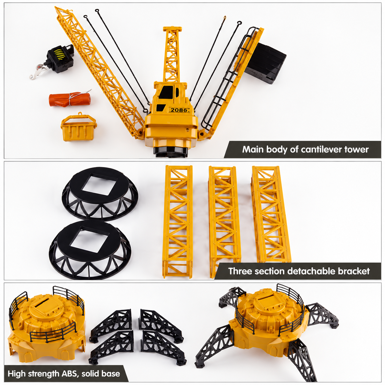 CranePro – Interactive & Realistic – RC Tower Crane Toy