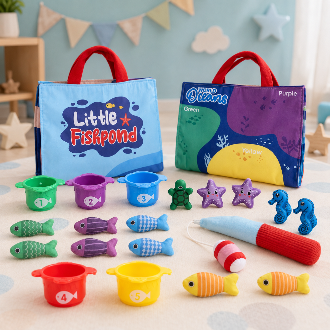 LittleFisher – Educational & Interactive – Montessori Fish Game