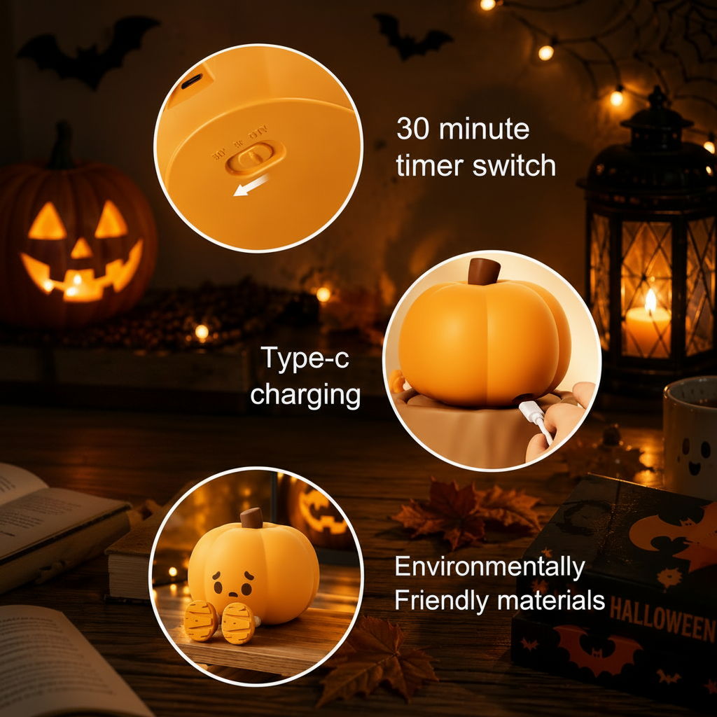 SpookyLamp – Cute & Charming – Halloween Night Light