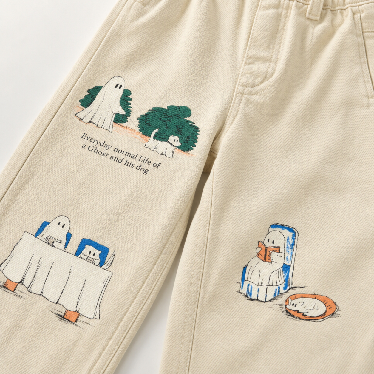 TrendStyle – Trendy & Comfortable – Kids' Jogger Pants, Denim Style