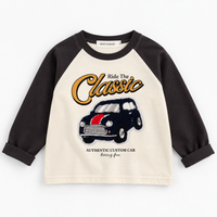Thumbnail for LittleRetro – Cool & Trendy – Kids' Long-Sleeve Shirt with Graphic Print