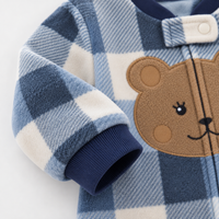 Thumbnail for WarmBuddy – Cute & Soft – Fleece Baby Jumpsuit with Cartoon Print
