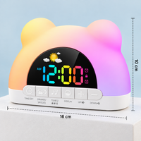 Thumbnail for TinySunrise – Gentle & Functional – Digital Alarm Clock with Sunrise Light