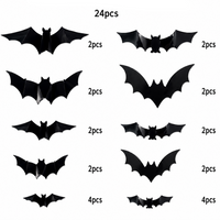 Thumbnail for SpookyGlow – Spooky & Atmospheric – Halloween Bat LED Wall Decoration