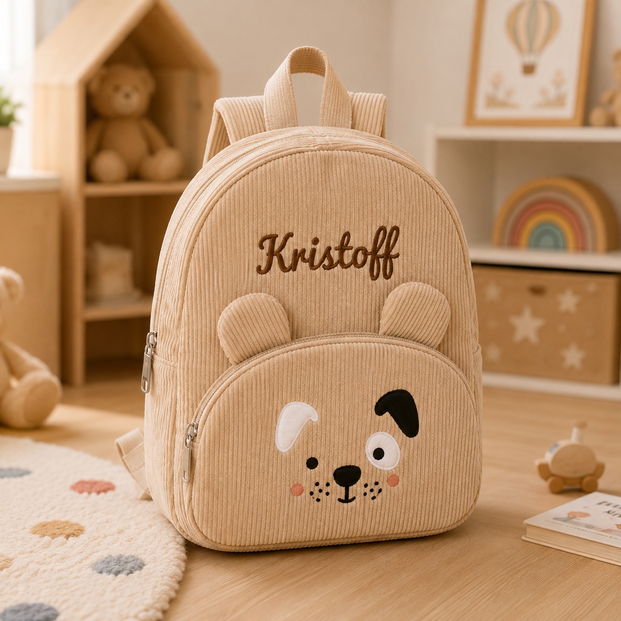 MyLittleBag – Personal & Cute – Personalized Kids' Backpack with Name and Animal Print