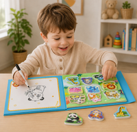 Thumbnail for SmartMatch – Fun & Educational – Magnetic 2-in-1 Drawing and Puzzle Book