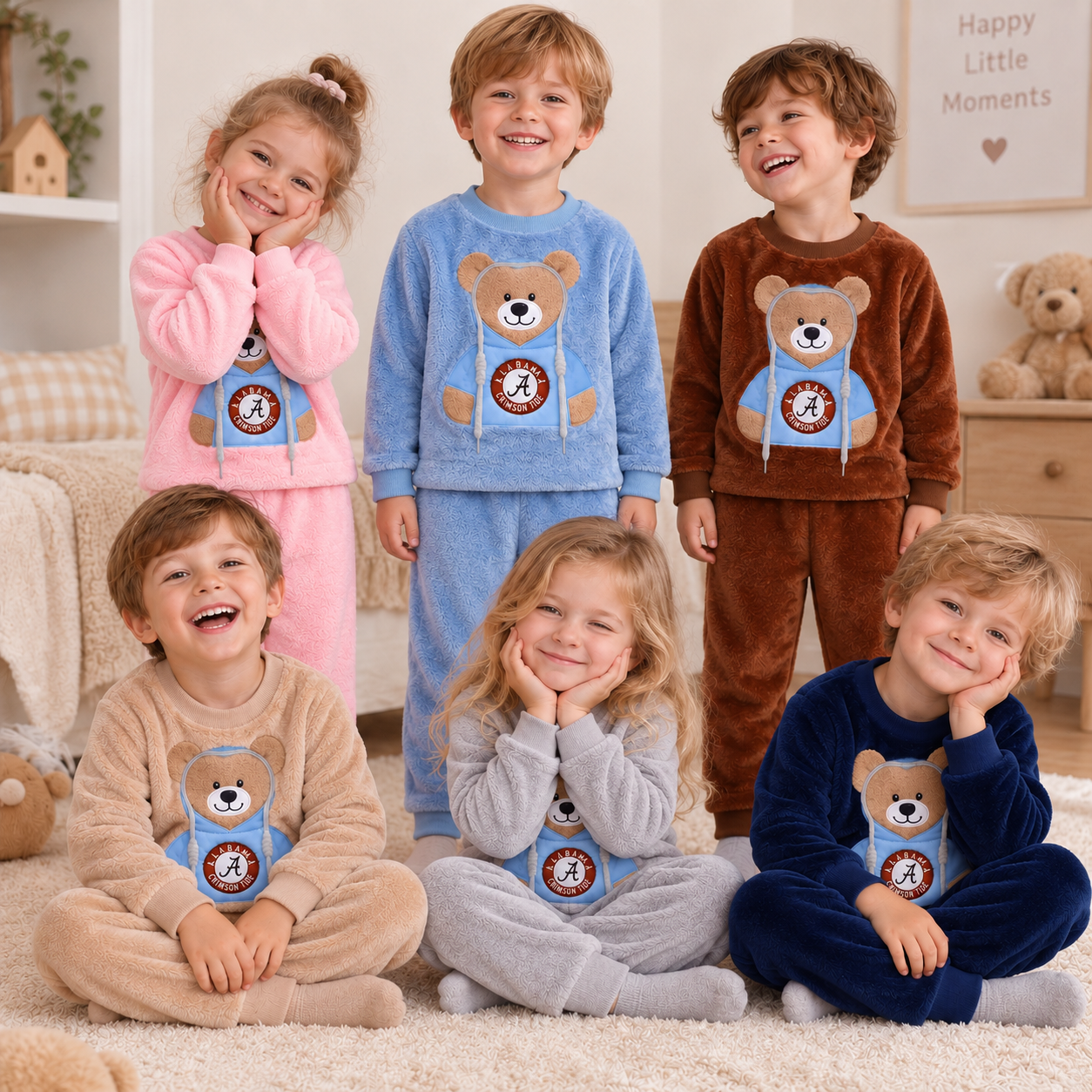 CozyBear – Warm & Soft – Kids' Track Suit with Bear Print