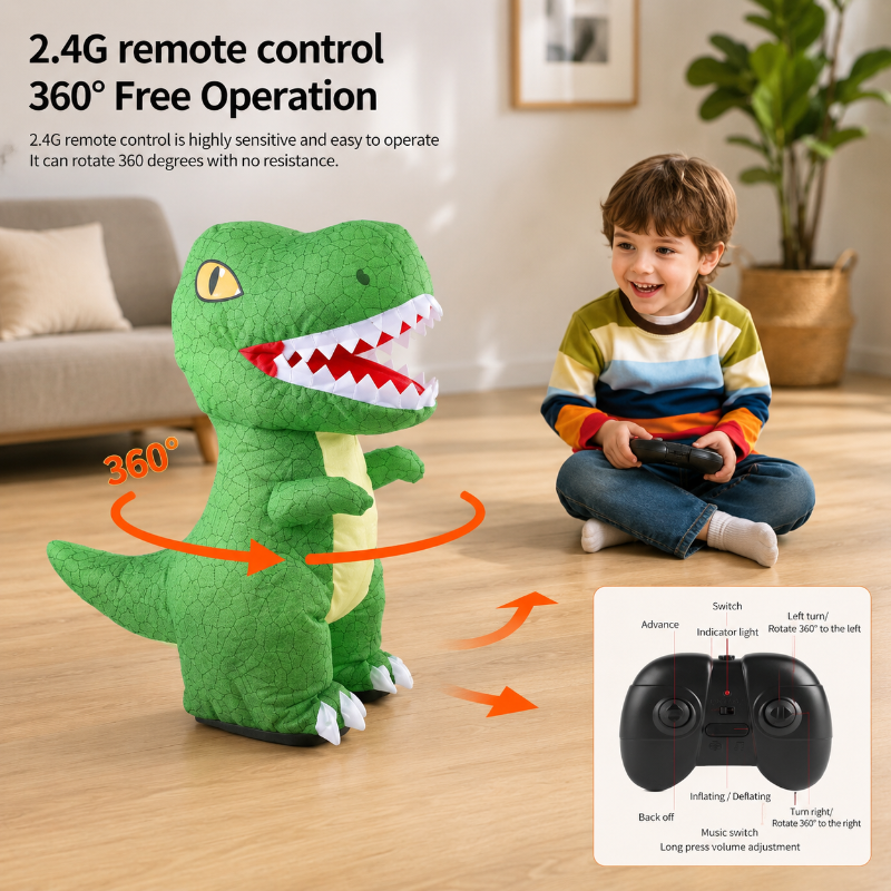 Inflatable Tyrannosaurus Rex – Active & Educational – Inflatable RC Dinosaur