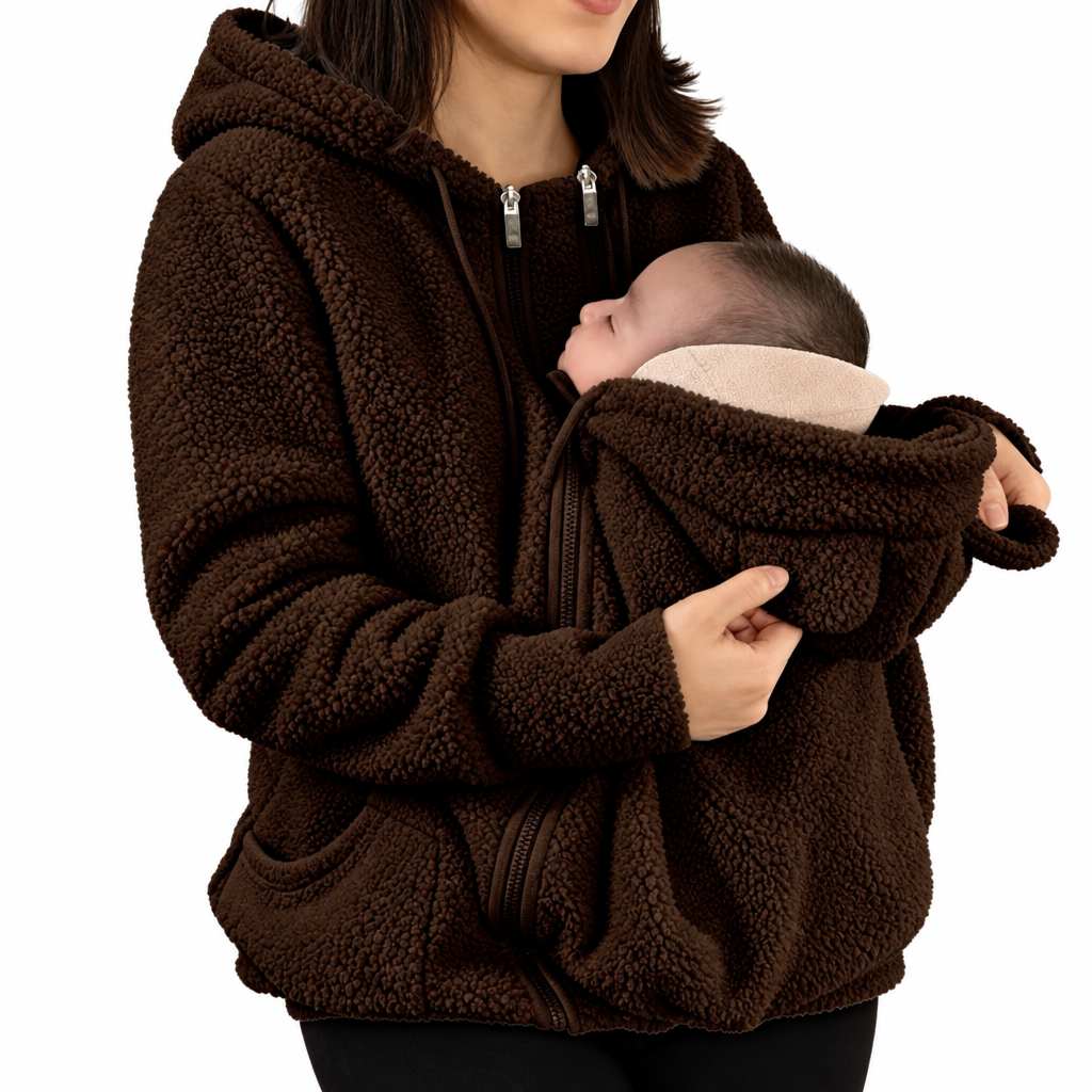 MamaNest – Warm & Practical – 2-in-1 Carrier Jacket for Mom and Baby