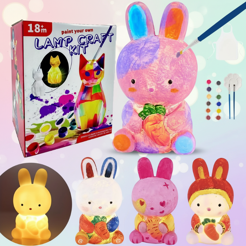 MiniCrafters – Creativity & Learning – DIY Lamp Animal Painting Set