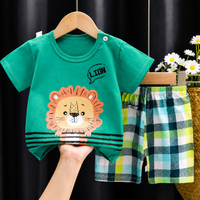 Thumbnail for Mini Fashion™ - Lion print - Boys Summer Set