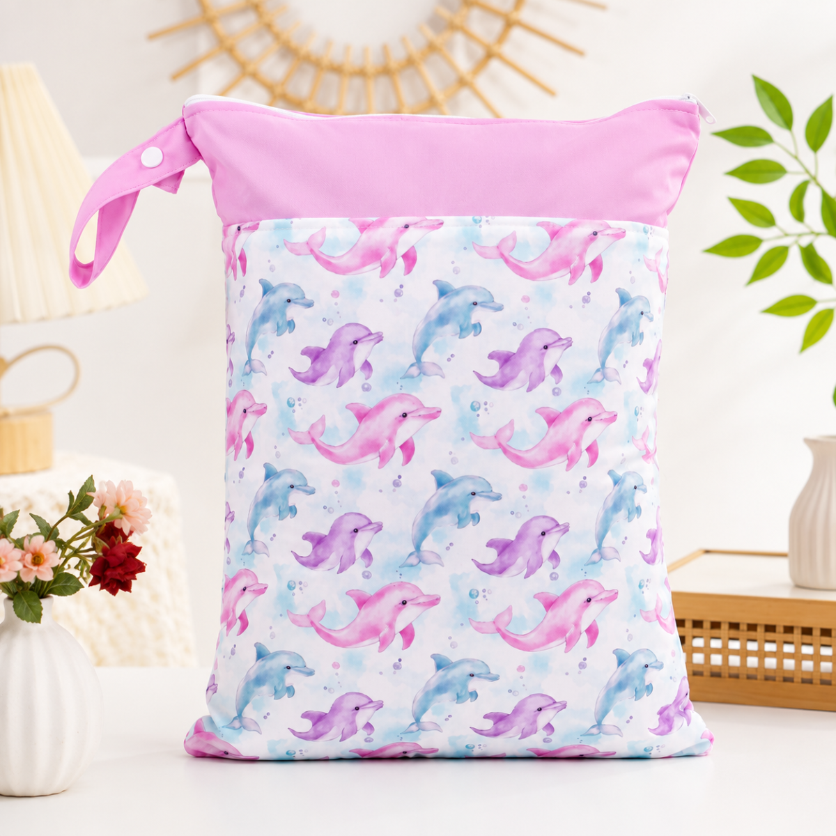 LittleBloom – Always Dry & Fresh – Reusable Waterproof Diaper Bag