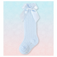 Thumbnail for LittleCharm – Soft & Stylish – Girls' Knee-High Socks with a Bow