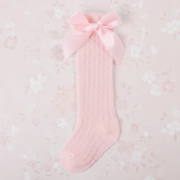 Thumbnail for LittleCharm – Soft & Stylish – Girls' Knee-High Socks with a Bow