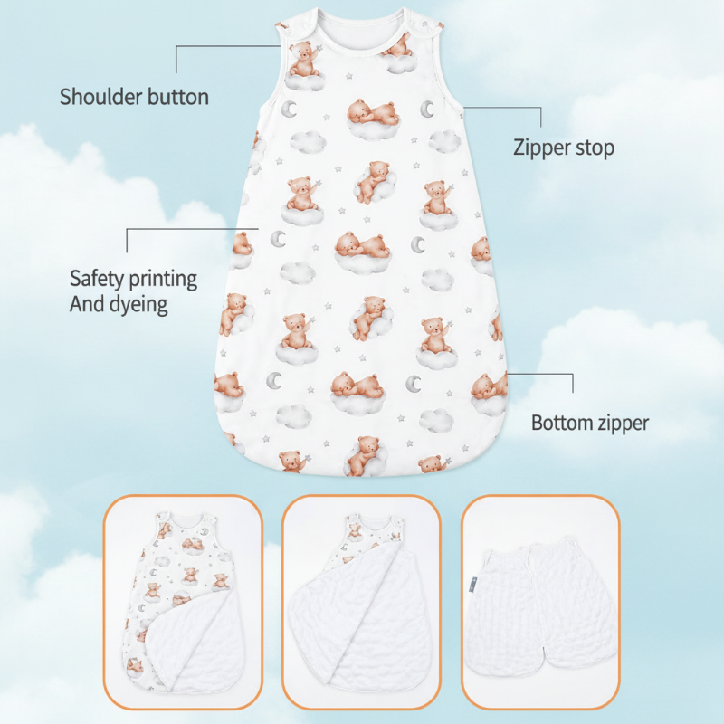 LittleDreams – Soft & Breathable – Sleepless Sleeper (Sleeveless)
