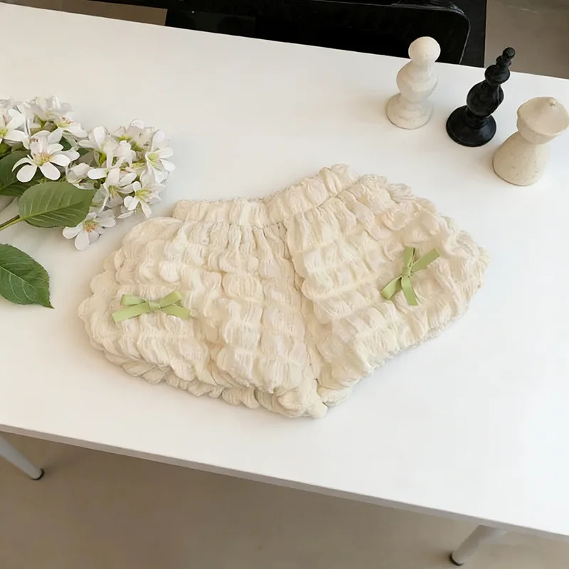 LovelyBloom – Soft & Cute – Kids' Shorts with Ruffles and a Bow