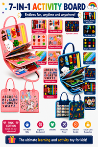 Thumbnail for 7-in-1 Busy Board – Motor Skills & Learning – Activity Board