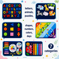 Thumbnail for 7-in-1 Busy Board – Motor Skills & Learning – Activity Board