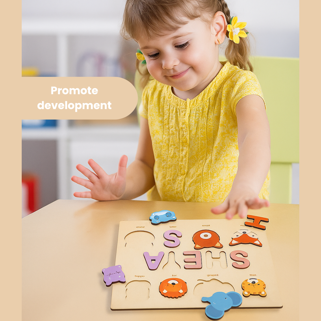 Woods - Your own name tag! - Name jigsaw puzzle