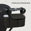 ToddlerOrganizer – Water-repellent & Spacious – Stroller Organizer with Bottle Holders