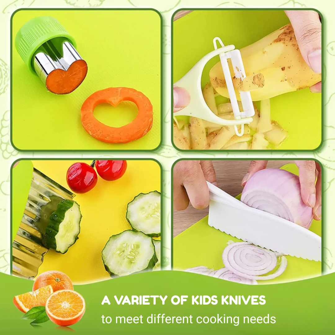 Junior Chef Set™ - Safety in the kitchen - Children's cutting set