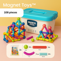 Thumbnail for Magnet Toys™ - Get creative with magnets - Magnetic Sticks