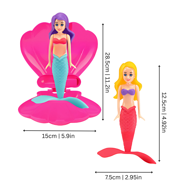 AquaWhirl – Magical Swimming Fun - Mermaid in Shell