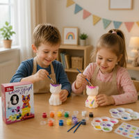 Thumbnail for MiniCrafters – Creativity & Learning – DIY Lamp Animal Painting Set