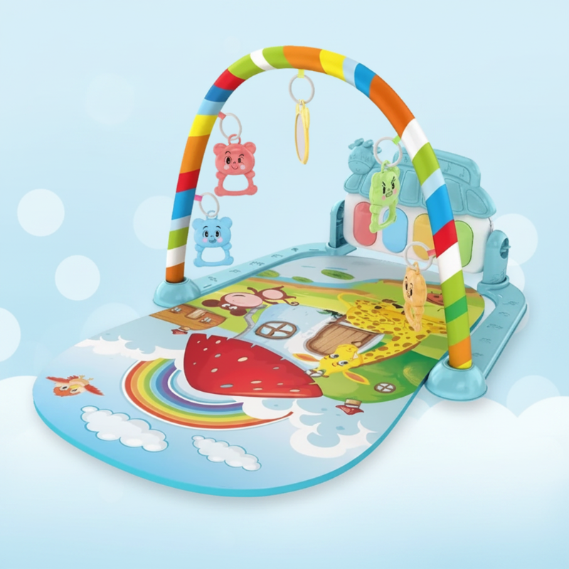 Musical Baby Play Gym – Colorful & Educational – Baby Gym Mat