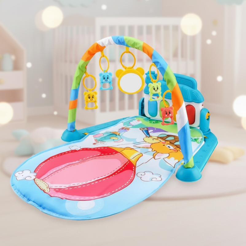 Musical Baby Play Gym – Colorful & Educational – Baby Gym Mat