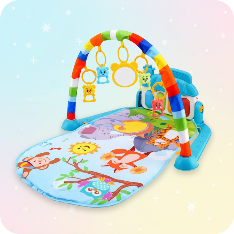 Musical Baby Play Gym – Colorful & Educational – Baby Gym Mat