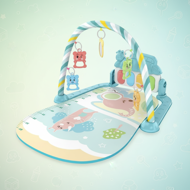 Musical Baby Play Gym – Colorful & Educational – Baby Gym Mat