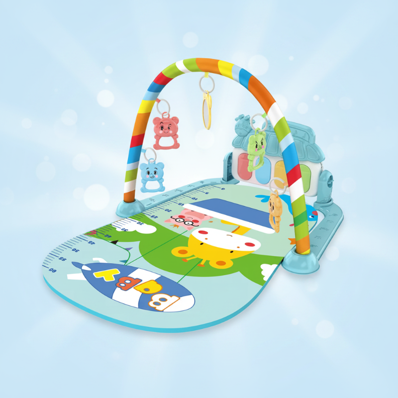 Musical Baby Play Gym – Colorful & Educational – Baby Gym Mat