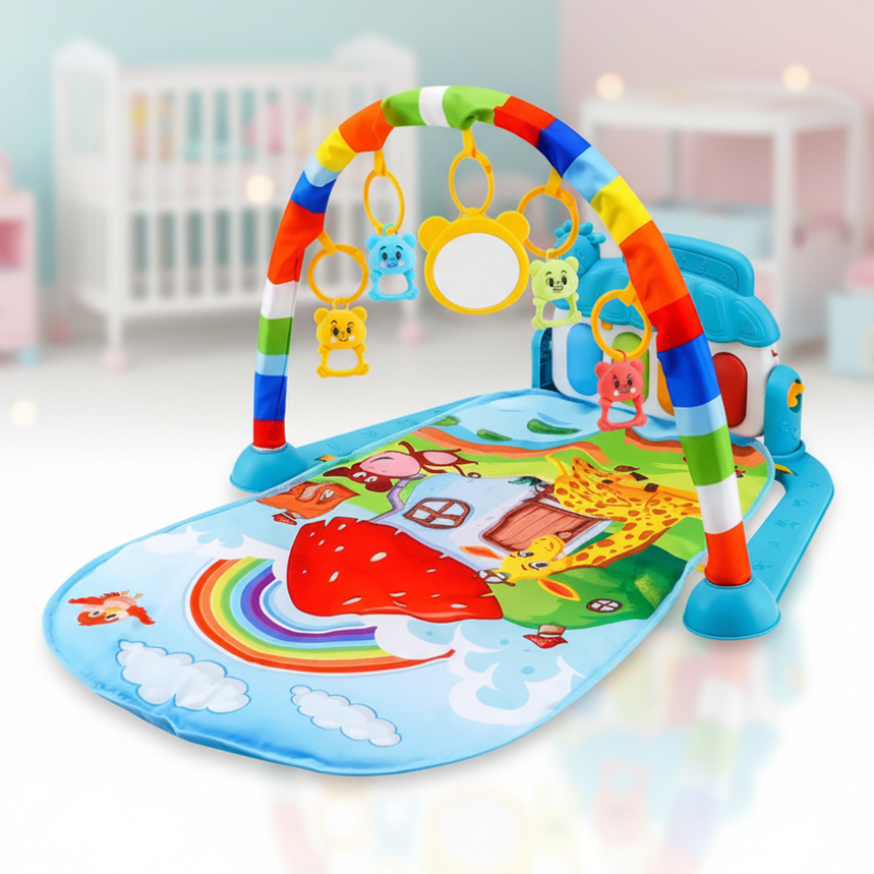 Musical Baby Play Gym – Colorful & Educational – Baby Gym Mat