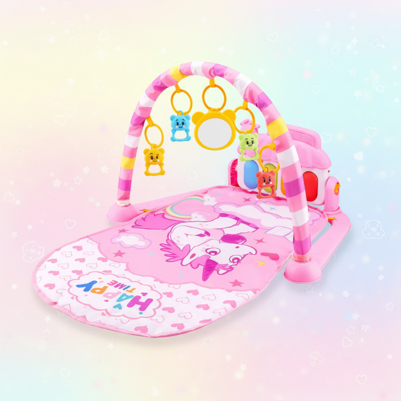 Musical Baby Play Gym – Colorful & Educational – Baby Gym Mat