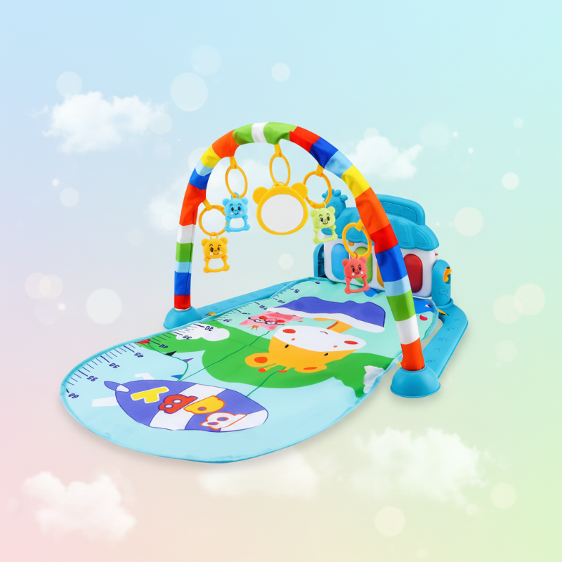 Musical Baby Play Gym – Colorful & Educational – Baby Gym Mat