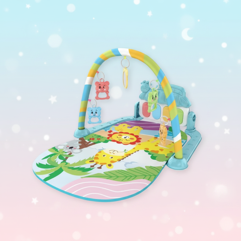 Musical Baby Play Gym – Colorful & Educational – Baby Gym Mat