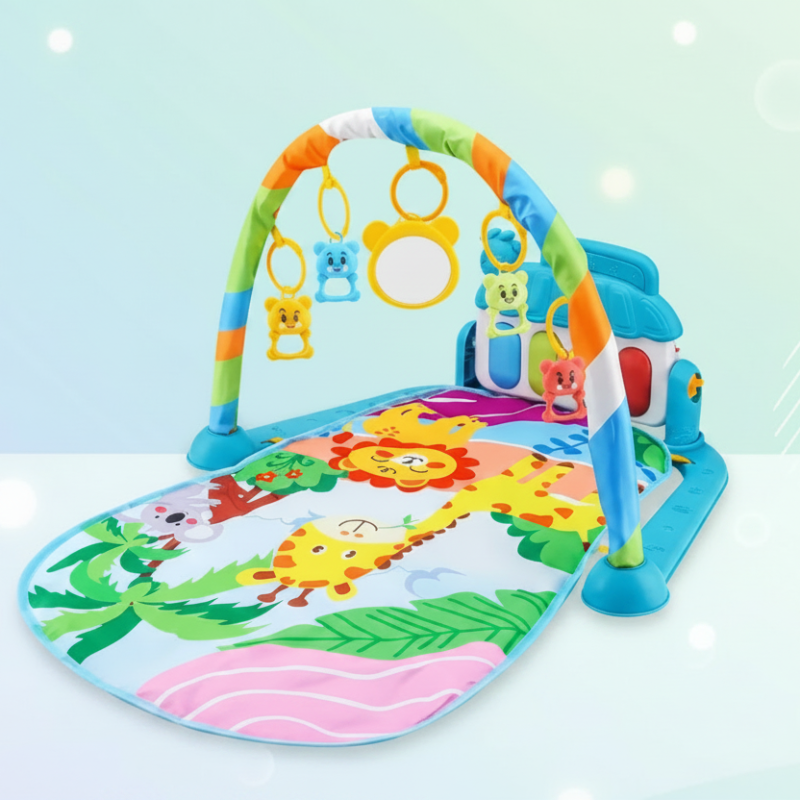 Musical Baby Play Gym – Colorful & Educational – Baby Gym Mat