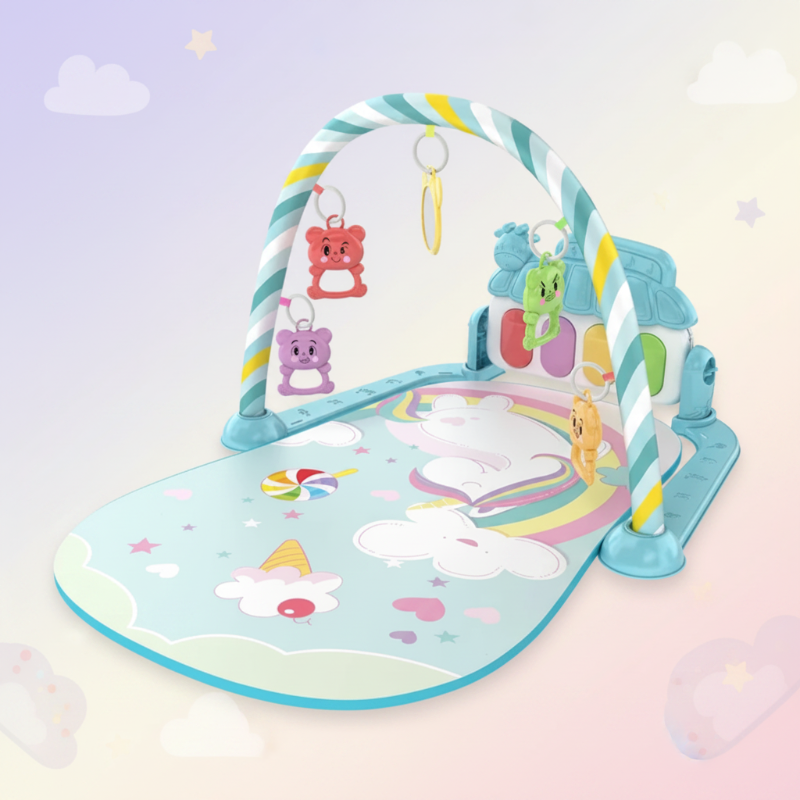 Musical Baby Play Gym – Colorful & Educational – Baby Gym Mat