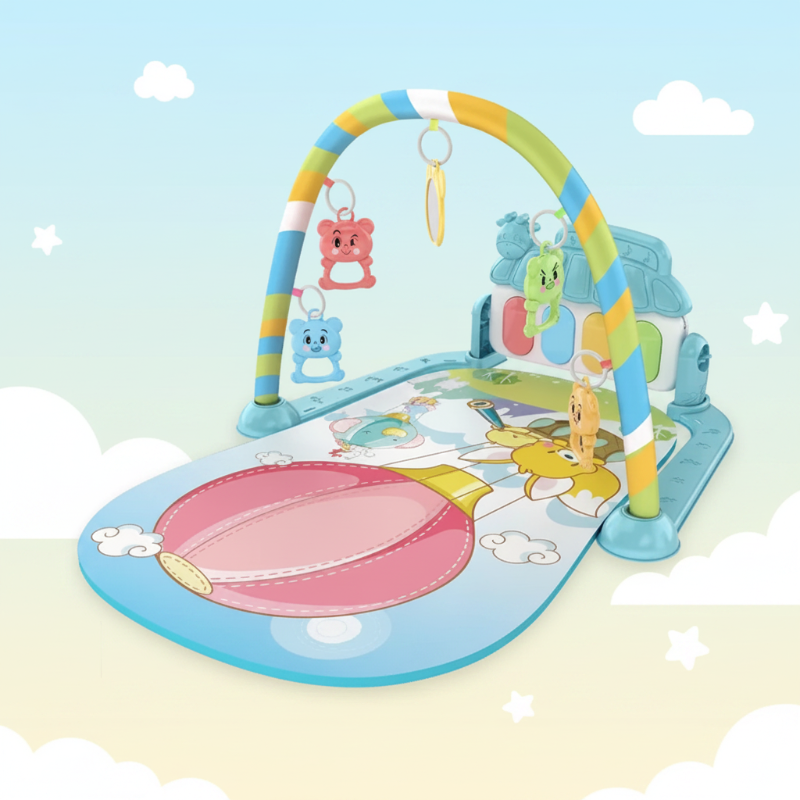 Musical Baby Play Gym – Colorful & Educational – Baby Gym Mat
