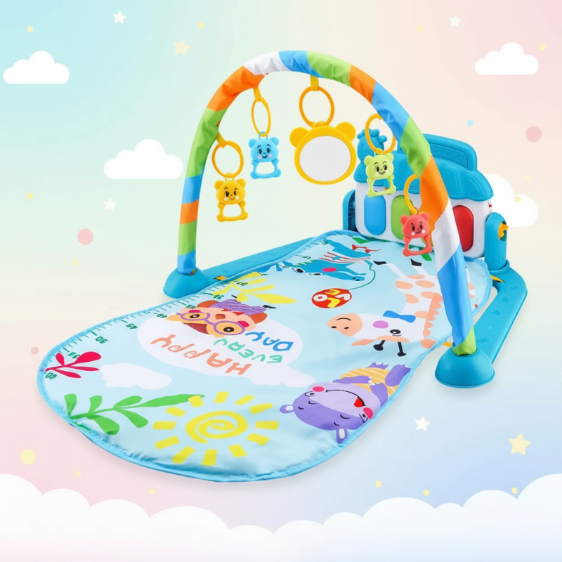 Musical Baby Play Gym – Colorful & Educational – Baby Gym Mat