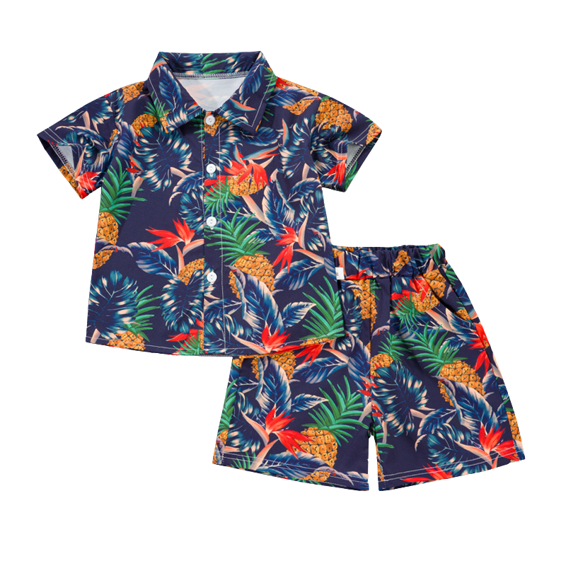 Mini Fashion™ - Fresh & Cheerful - Flowers Boys Set