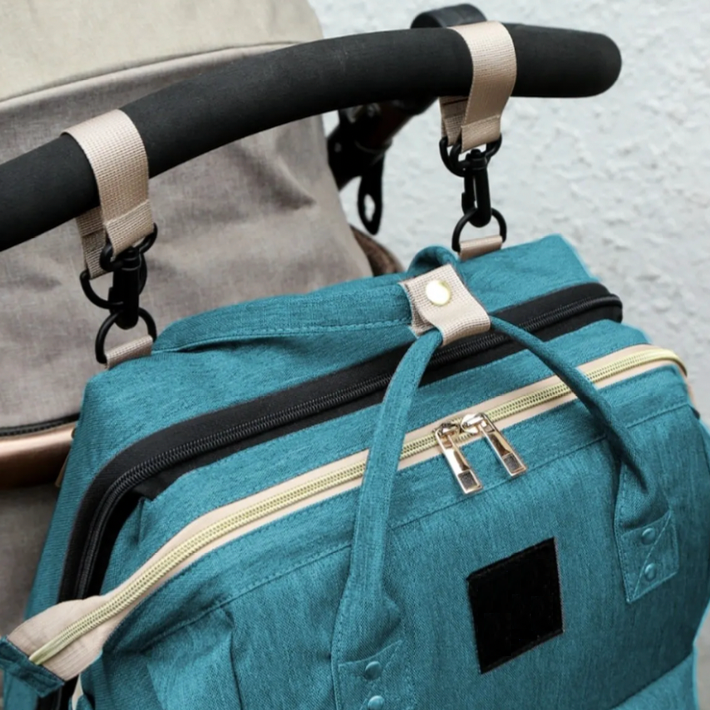 Nuvella Baby – Always Prepared – Multifunctional Diaper Bag with Bed