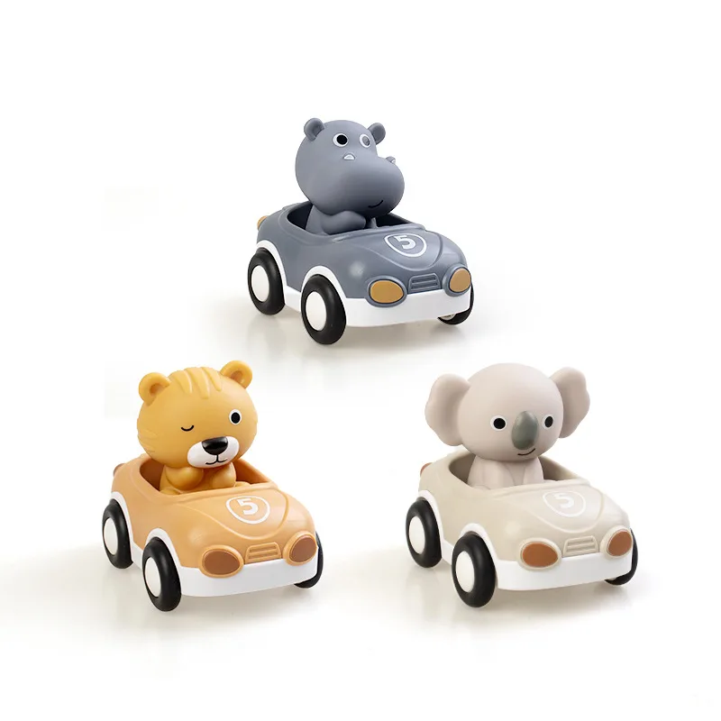 AnimalRide – Playful & Cute – Silicone Animal Cars (3-Pack)